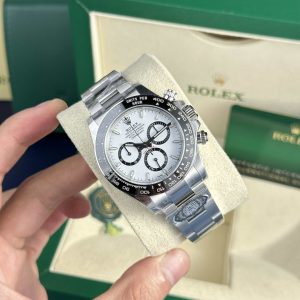 Rolex Daytona Panda 126500LN Quadrante Bianco Replica Super Clone Clean Factory 40mm Orologio