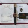Rolex Daytona Rainbow 18K Oro Rosa Replica Custom Moissanite & Zaffiro Sintetico Cinturino in Gomma Super Clone 40mm Orologio