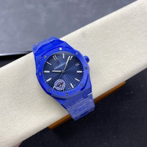 Replica Migliore 1:1 Audemars Piguet Royal Oak 15500 Quadrante Blu Ceramica Blu 41mm Orologio
