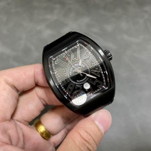 Franck Muller Vanguard V45 Ceramic Quadrante Nero Miglior Replica ABF 45mm Orologio