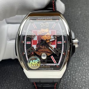 Replica Franck Muller Vanguard V45 Croatia ZVONIMIR Acciaio Cinturino in Pelle 1:1 Migliore Copia ABF 45mm Orologio