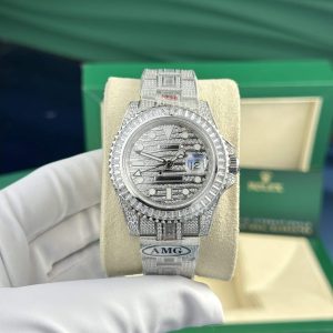 Replica Rolex GMT-Master II "Ice" 116769TBR Diamante AMG Factory 40mm Orologio