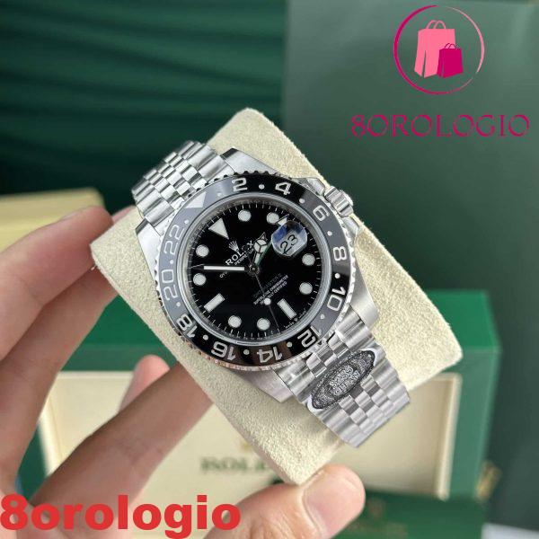 Rolex GMT-Master II 116710LN Quadrante Nero Jubilee Replica Clean Factory 40mm Orologio