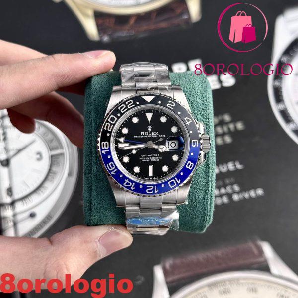 Rolex GMT-Master II 126710BLNR-0003 Batman Bracciale Oyster Replica Clean Factory 40mm Orologio