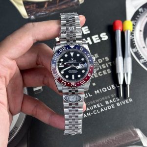 Replica Rolex GMT-Master II 126710BLRO Pepsi Jubilee V3 Clean Factory Migliore Qualità 40mm Orologio