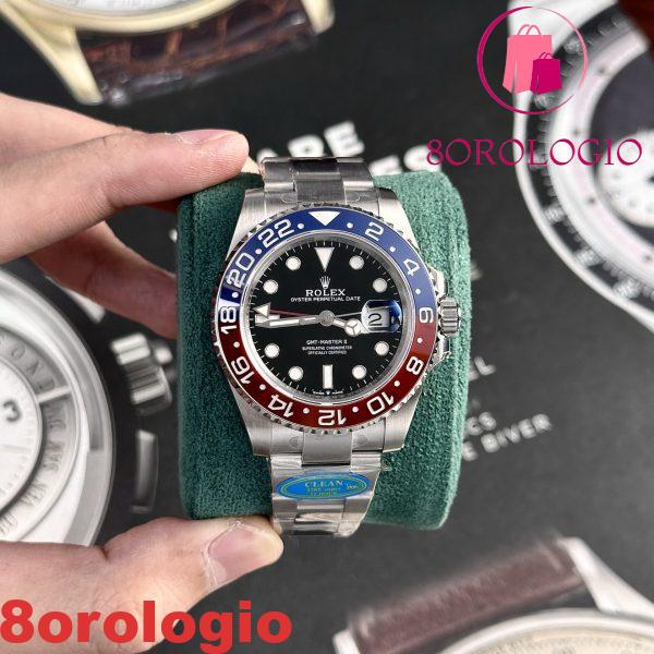 Rolex GMT-Master II 126710BLRO Pepsi Bracciale Oyster Replica Clean Factory 40mm Orologio