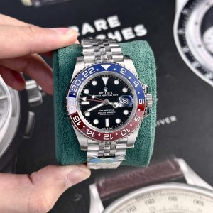 Rolex GMT-Master II 126710BLRO-0001 Pepsi Jubilee Bracelet Replica 1:1 Clean Factory 40mm Orologio