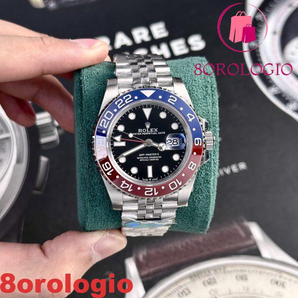 Rolex GMT-Master II 126710BLRO-0001 Pepsi Jubilee Bracelet Replica 1:1 Clean Factory 40mm Orologio