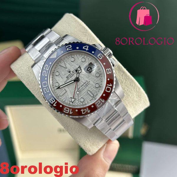 Rolex GMT-Master II 126719BLRO Meteorite Dial Oyster Bracelet Replica Migliore 40mm C+ Factory Orologio - immagine 5