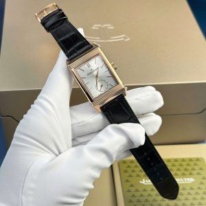 Jaeger – LeCoultre Reverso Tribute Monoface Small Seconds Q7132521 Oro Rosa Quadrante Argento Migliore Replica MGF 45.6×27.4mm Orologio