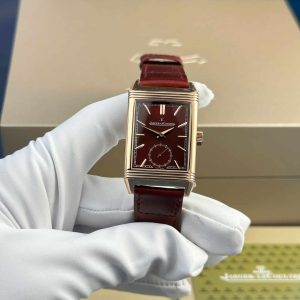 Jaeger – LeCoultre Reverso Tribute Monoface Small Seconds Q713256J Oro Rosa Quadrante Bordeaux Miglior Replica MGF 45.6×27.4mm Orologio