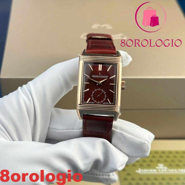 Jaeger – LeCoultre Reverso Tribute Monoface Small Seconds Q713256J Oro Rosa Quadrante Bordeaux Miglior Replica MGF 45.6×27.4mm Orologio