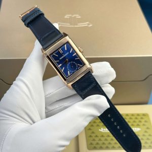 Jaeger-LeCoultre Reverso Tribute Duoface Small Seconds Q398258J Quadrante Blu Migliore Replica MGF 47×28.3mm Orologio