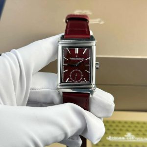Jaeger-LeCoultre Reverso Tribute Monoface Small Seconds Q397846J Quadrante Bordeaux Migliore Replica MGF 45.6×27.4mm Orologio