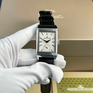Jaeger-LeCoultre Reverso Tribute Monoface Small Seconds Q713842J Quadrante Bianco Migliore Replica MGF 45.6×27.4mm Orologio