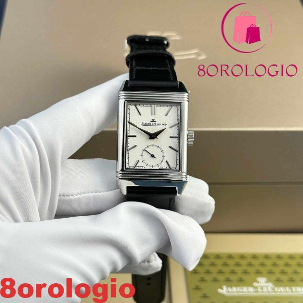 Jaeger-LeCoultre Reverso Tribute Monoface Small Seconds Q713842J Quadrante Bianco Migliore Replica MGF 45.6×27.4mm Orologio - immagine 3