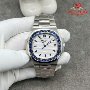 Patek Philippe Nautilus 5711/111P-010 Replica Platino 950 Zaffiri Blu 40mm Orologio