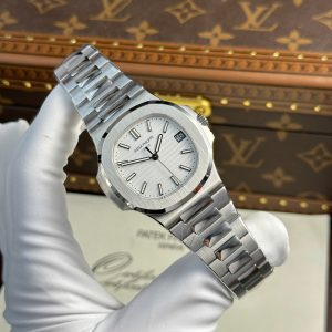 Patek Philippe Nautilus 5711/1A-011 Quadrante Bianco Replica Modificata 1:1 Super Clone 40mm Orologio