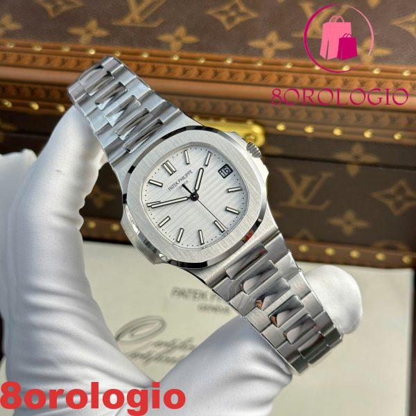 Patek Philippe Nautilus 5711/1A-011 Quadrante Bianco Replica Modificata 1:1 Super Clone 40mm Orologio