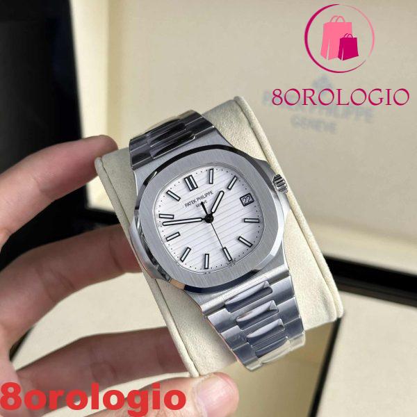 Patek Philippe Nautilus 5711/1A-011 Quadrante Bianco Super Replica 40mm Orologio - immagine 2
