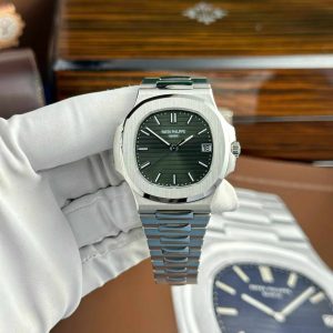 Patek Philippe Nautilus 5711/1A-014 Quadrante Verde Oliva Max Opzioni Migliore Replica Super Clone 40mm Orologio