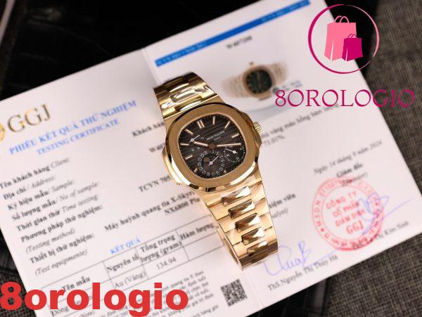 Patek Philippe Nautilus 5712/1R Oro Rosa 18K Replica 1:1 PPF V3 40mm Orologio