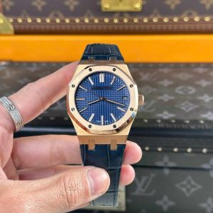 Audemars Piguet Royal Oak 15510OR 50th Anniversary Quadrante Blu Pelle Migliore Replica APSF 41mm Orologio