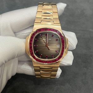 Patek Philippe Nautilus 5723/112R-001 18K Oro Massiccio Rubino Naturale 40mm Replica Orologio