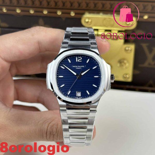 Patek Philippe Nautilus 7118/1A-001 Quadrante Blu Miglior Replica 35.2mm Orologio - immagine 2