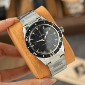 Omega Seamaster 300 Heritage Quadrante Nero Bracciale in Acciaio Miglior Replica VSF 41mm Orologio