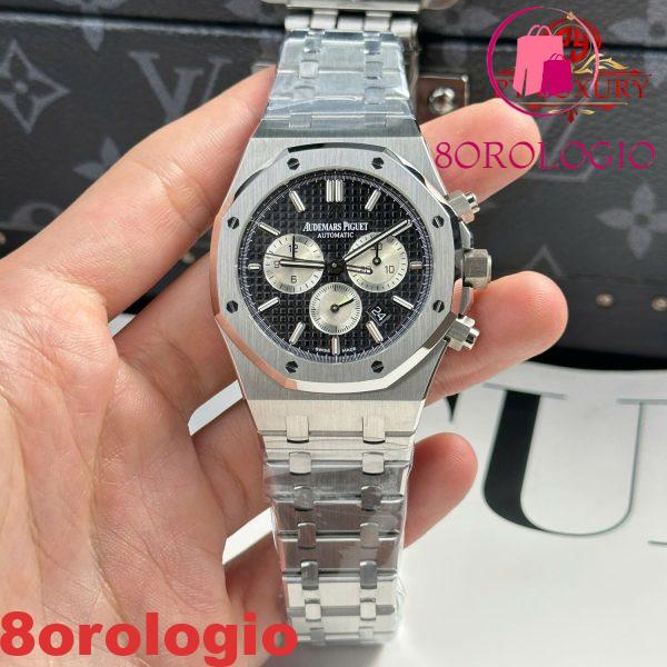 Replica Audemars Piguet Royal Oak 26331ST Cronografo Quadrante Nero Super Clone APW 41mm Orologio