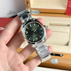 Replica Omega Seamaster Aqua Terra Co-Axial Master Chronometer Quadrante Verde VSF 41mm Orologio