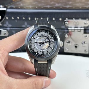 Omega Seamaster Aqua Terra GMT Worldtimer Quadrante Grigio Replica 1:1 VSF 43mm Orologio