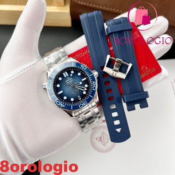 Omega Seamaster Diver 300M 210.30.42.20.03.003 Quadrante Blu Migliore Replica VSF 42mm Orologio - immagine 3