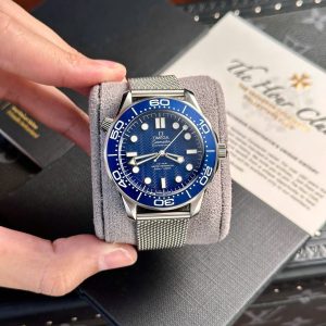 Omega Seamaster Diver 300M Anniversario 60° di James Bond Quadrante Blu Replica Migliore VSF 42mm Orologio