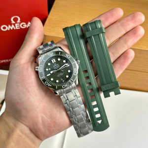 Omega Seamaster Diver 300M Acciaio Quadrante Verde Ghiera in Ceramica Verde Miglior Replica VSF 42mm Orologio