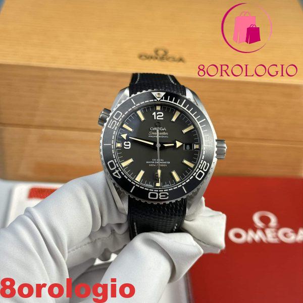 Omega Seamaster Planet Ocean 6000M Quadrante Grigio Cinturino in Gomma Replica Super Clone VSF 43.5mm Orologio