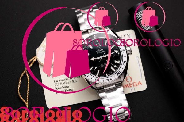 Omega Seamaster Planet Ocean 600M GMT Replica Quadrante Nero Super Clone 43,5mm Orologio