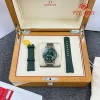 Omega Seamaster Diver 300M Bronze Gold su Quadrante Verde Sabbia Titanio 1:1 Migliore Replica VSF 42mm Orologio