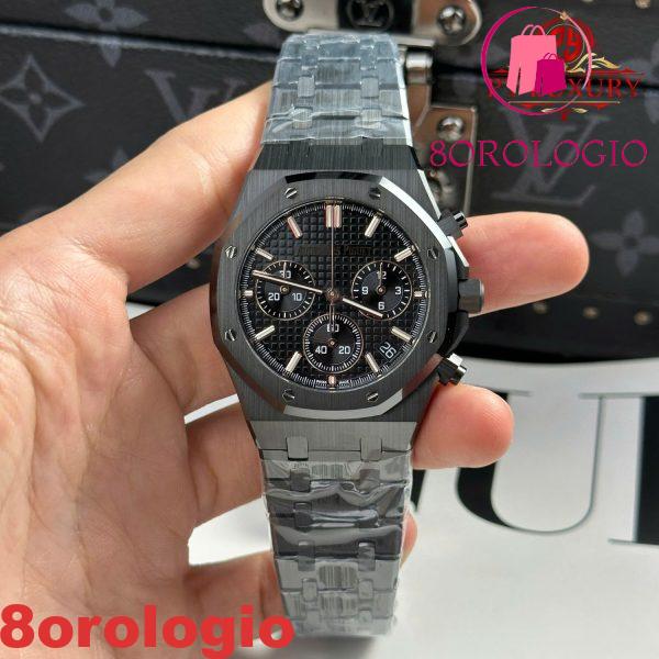 Audemars Piguet Royal Oak Chronograph 26240CE Ceramica Nera Replica 1:1 Migliore Edizione Super Clone APSF 41mm Orologio