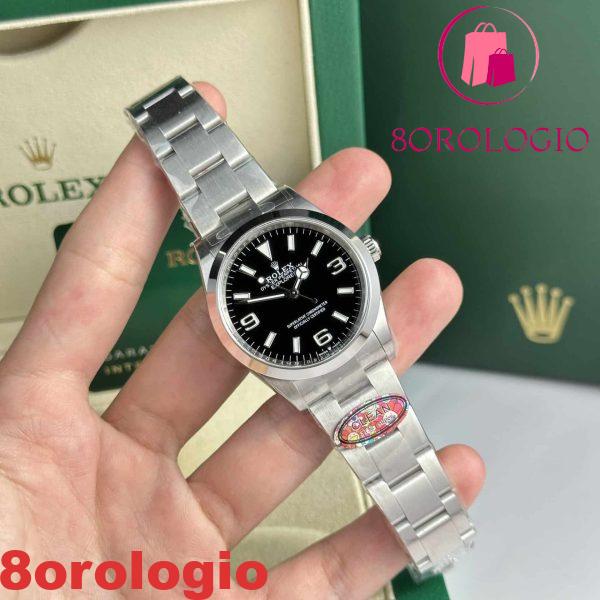 Rolex Explorer 124270 Quadrante Nero Replica di Migliore Qualità Clean Factory 36mm Orologio - immagine 5