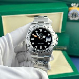 Rolex Explorer II 226570 Quadrante Nero Replica Migliore Qualità Clean Factory 42mm Orologio