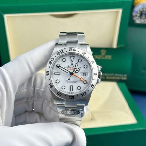Rolex Explorer II 226570 Quadrante Bianco Replica 1:1 Migliore Clean Factory 42mm Orologio