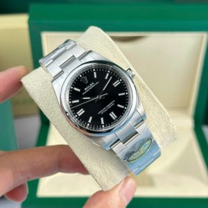 Rolex Oyster Perpetual 126000 Quadrante Nero 1:1 Super Clone Replica Clean Factory 36mm Orologio