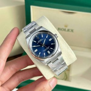Rolex Oyster Perpetual 126000 Quadrante Blu Replica Clean Factory 36mm Orologio