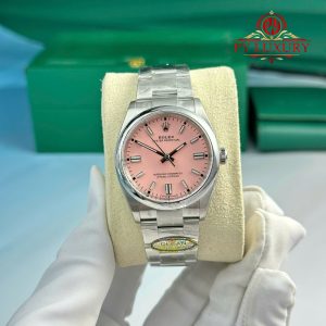 Rolex Oyster Perpetual 126000 Quadrante Rosa Candy Migliore Replica 1:1 Clean Factory 36mm Orologio