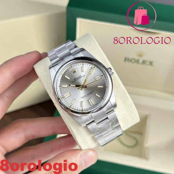 Replica di Alta Qualità Rolex Oyster Perpetual 41 124300-0001 Quadrante Argento Clean Factory Orologio - immagine 4