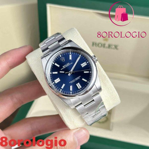 Rolex Oyster Perpetual 41 124300-0003 Quadrante Blu Replica di Alta Qualità Clean Factory Orologio