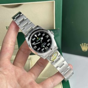 Rolex Oyster Perpetual Air-King 126900 Quadrante Nero Migliore Replica Clean Factory 40mm Orologio