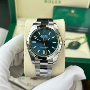 Rolex Oyster Perpetual Milgauss 116400GV-0002 Quadrante Z-Blue Miglior Replica VS Factory 40mm Orologio